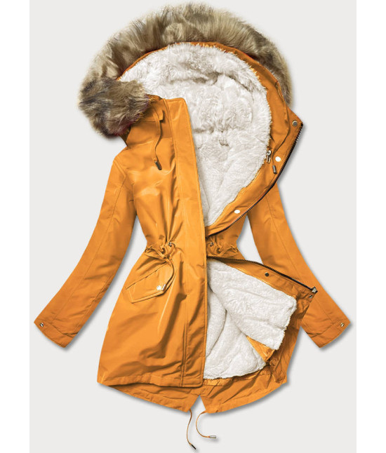 Dámska zimná bunda MODA629 žlta
