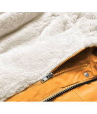 Dámska zimná bunda MODA629 žlta