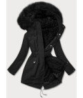 Dámska zimná bunda MODA629BIG čierna