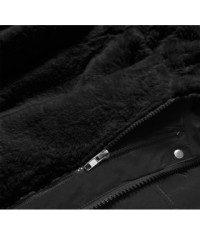 Dámska zimná bunda MODA629BIG cierna