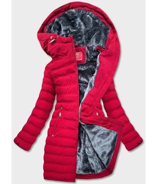 Dámska zimná bunda MODA1307 červená