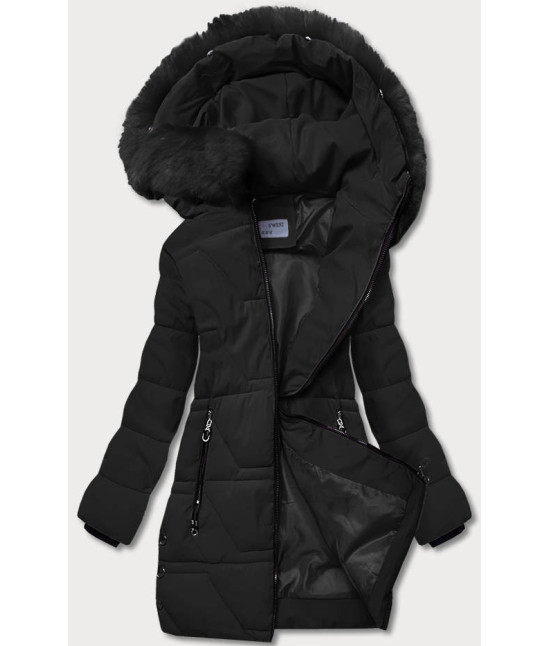 Dámska zimná bunda MODA8035BIG čierna