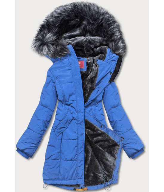 Dámska zimná bunda MODA21305 modrá