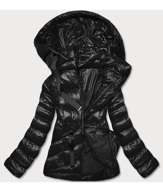 Dámska krátka zimná bunda MODA3066 čierna