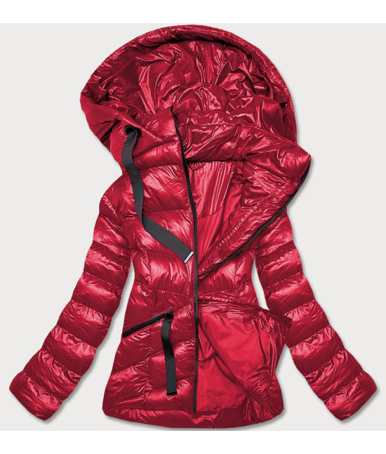 Dámska krátka zimná bunda MODA3066 červená