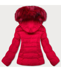 damska-zimna-bunda-s-kapucnou-moda055-cervena