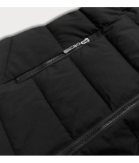 Dámska krátka zimná bunda MODA9058 čierna
