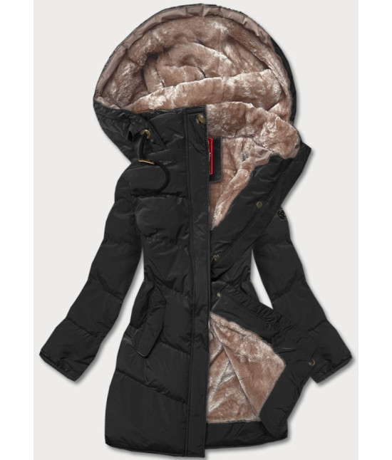 Prešívaná dámska zimná bunda MODA963 čierna