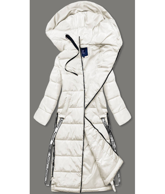 Dámska zimná bunda MODA3038 ecru
