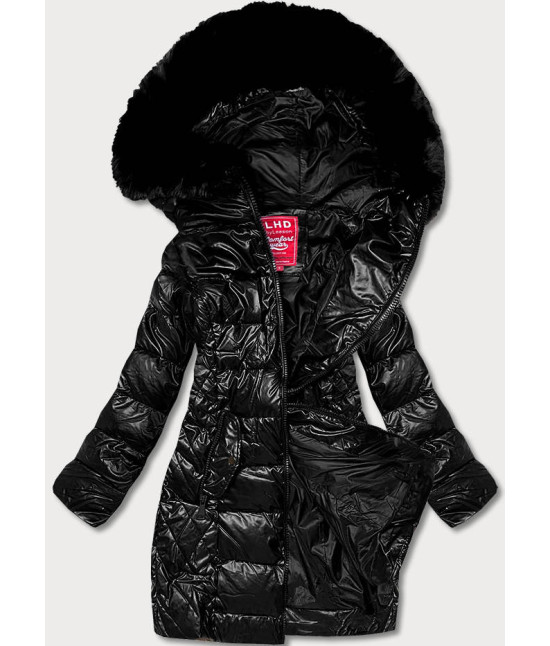 Dámska zimná bunda MODAM028 čierna