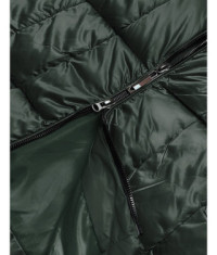 Dámska metalická bunda MODA8073 zelená