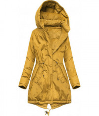 Dámska obojstranná zimná bunda MODA911 žltá