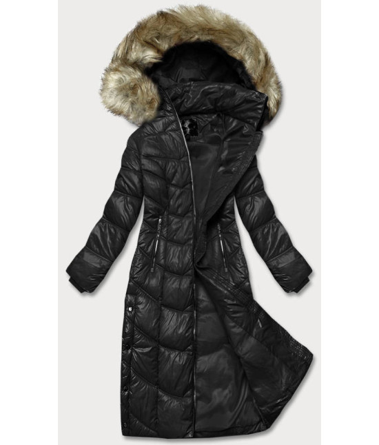 Ľahká dámska zimná bunda MODA203 čierna