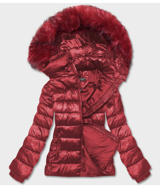Dámska zimná bunda MODA0129 červená