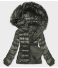 Dámska zimná bunda MODA0129 khaki
