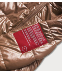 Dámska jesenná bunda MODA8030 karamelová